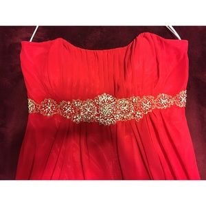 Red Formal Plus-Size Dress